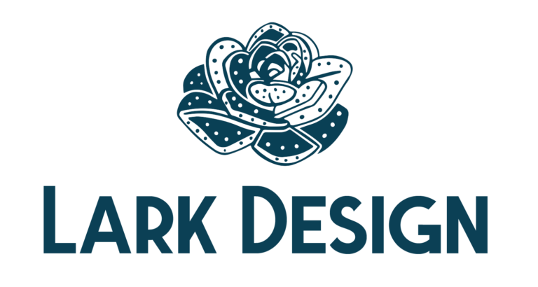 Lark Design retro illustration banner